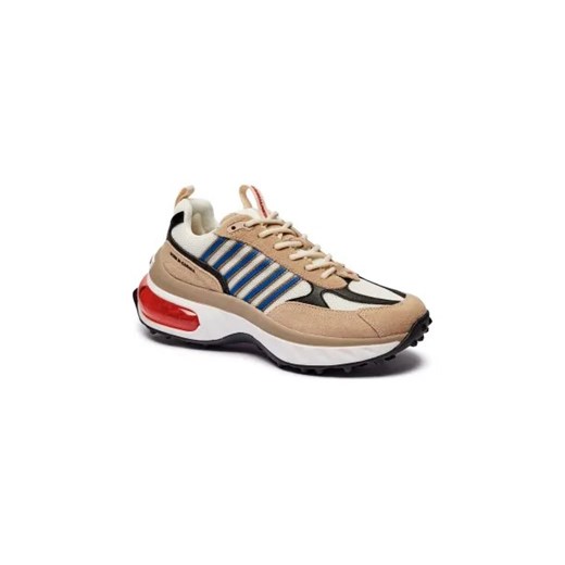 Buty sportowe męskie Dsquared2 beżowe sznurowane
