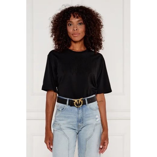Pinko T-shirt SCANNER | Regular Fit ze sklepu Gomez Fashion Store w kategorii Bluzki damskie - zdjęcie 175114599