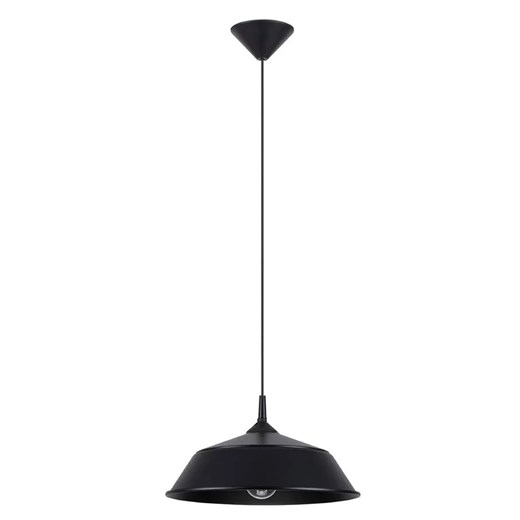 Czarna lampa wisząca z okrągłym kloszem nad stół - A640-Pevo Lumes One Size Edinos.pl
