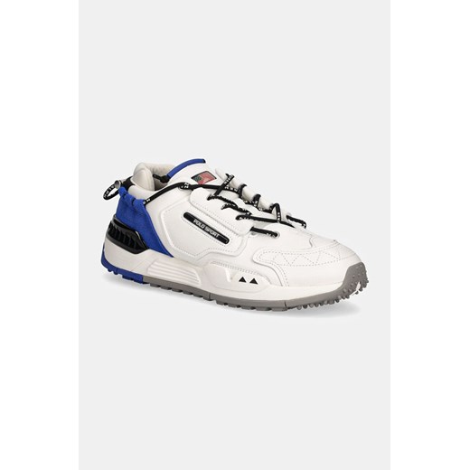 Polo Ralph Lauren sneakersy skórzane Ps 200 kolor biały 809945180002 ze sklepu ANSWEAR.com w kategorii Buty sportowe męskie - zdjęcie 175125425