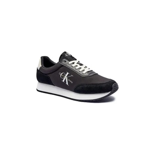 Buty sportowe męskie Calvin Klein ze skóry sznurowane