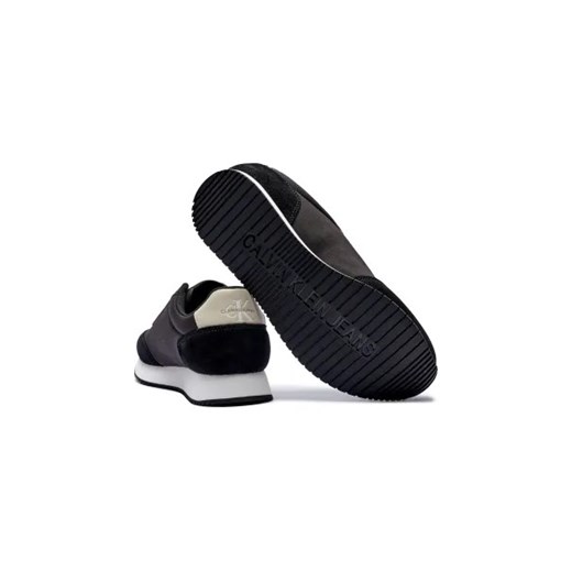 Buty sportowe męskie Calvin Klein ze skóry sznurowane