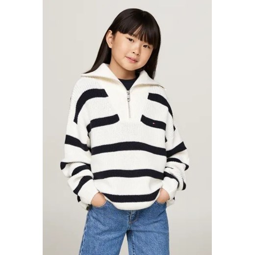 Tommy Hilfiger Sweter | Regular Fit ze sklepu Gomez Fashion Store w kategorii Swetry dziewczęce - zdjęcie 175127978
