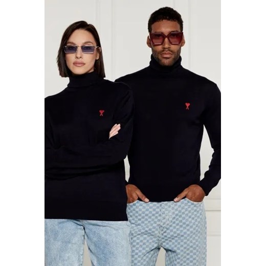 AMI Paris Wełniany golf | Regular Fit Ami Paris L Gomez Fashion Store