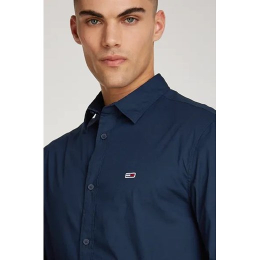 Koszula męska Tommy Jeans casual z elastanu 