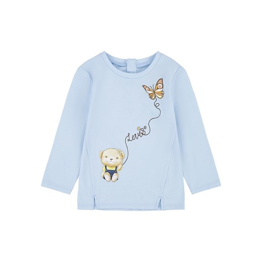 Levi&apos;s Kids Koszulka &quot;Bear notched&quot; w kolorze błękitnym ze sklepu Limango Polska w kategorii Odzież dla niemowląt - zdjęcie 175128186