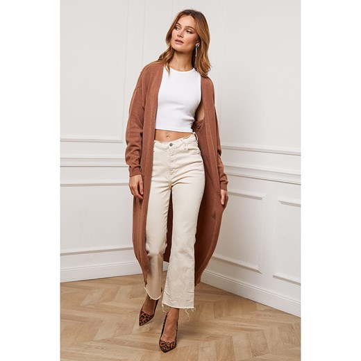 Joséfine Kardigan &quot;Irissa&quot; w kolorze karmelowym ze sklepu Limango Polska w kategorii Swetry damskie - zdjęcie 175129546