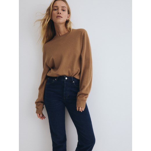 Jeansy damskie granatowe Reserved 