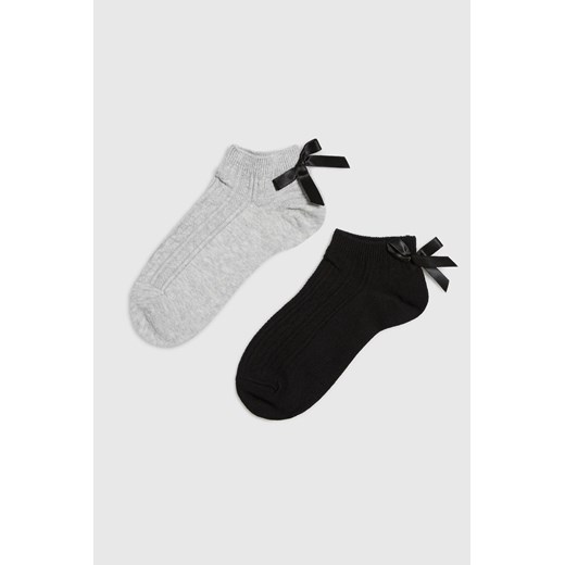 2 pack skarpetek z kokardkami ze sklepu Moodo.pl w kategorii Skarpetki damskie - zdjęcie 175131958