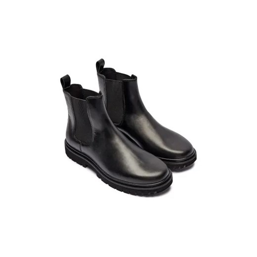 Buty zimowe męskie Calvin Klein z tworzywa sztucznego