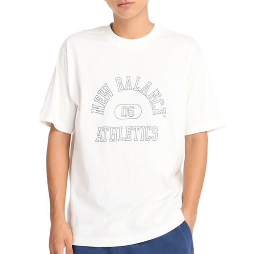 Koszulka New Balance MT43504SST - biała ze sklepu streetstyle24.pl w kategorii T-shirty męskie - zdjęcie 175136776