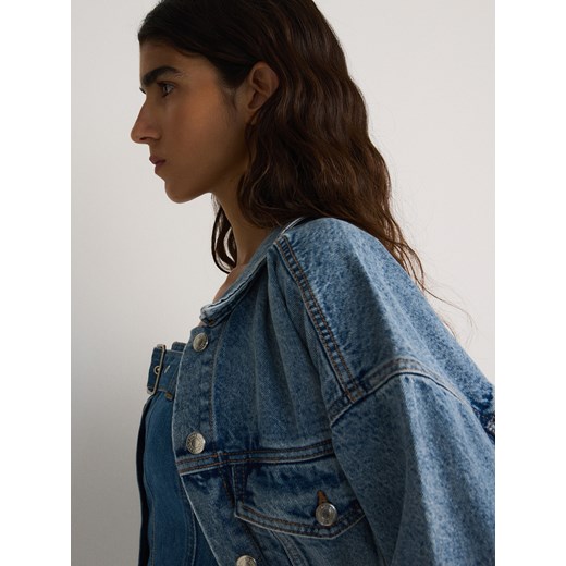 Reserved - Denimowa kurtka - niebieski Reserved XS Reserved