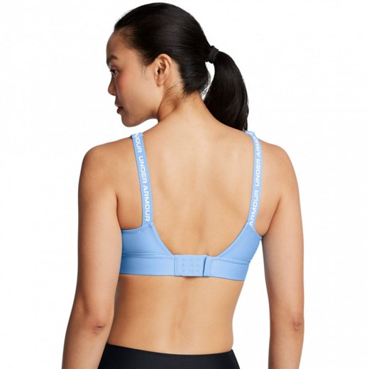 Biustonosz treningowy Under Armour UA Infinity Mid 2.0 Bra - niebieski ze sklepu Sportstylestory.com w kategorii Biustonosze - zdjęcie 175141117
