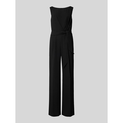 Kombinezon o kroju slim fit z wiązanym paskiem ze sklepu Peek&Cloppenburg  w kategorii Kombinezony damskie - zdjęcie 175146566