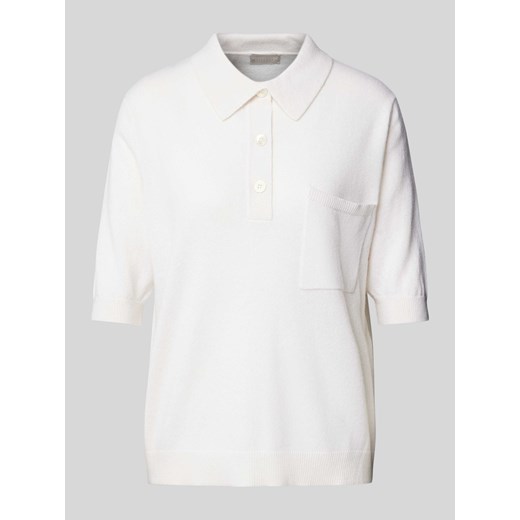 Koszulka polo z kieszenią na piersi ze sklepu Peek&Cloppenburg  w kategorii Bluzki damskie - zdjęcie 175146586