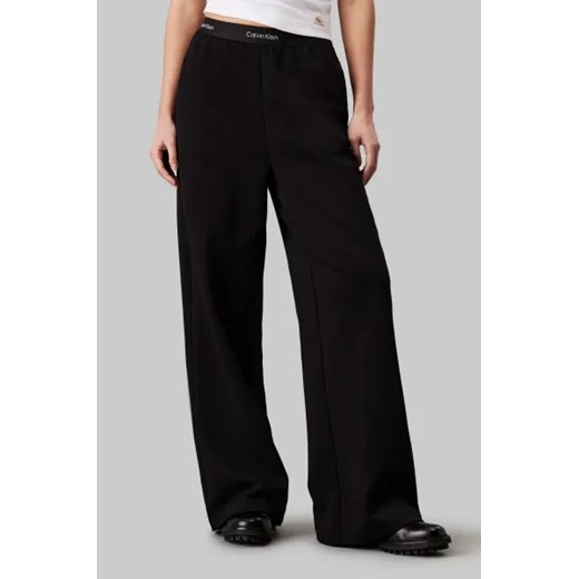CALVIN KLEIN JEANS Spodnie dzianinowe | flare fit L Gomez Fashion Store