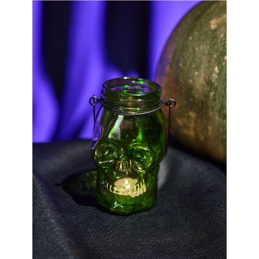 Sinsay - Świecznik w kształcie czaszki Halloween - zielony ze sklepu Sinsay w kategorii Świeczniki - zdjęcie 175150829