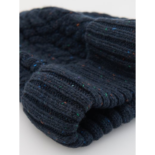 Reserved - Melanżowa czapka beanie - granatowy Reserved 5-9 lat Reserved