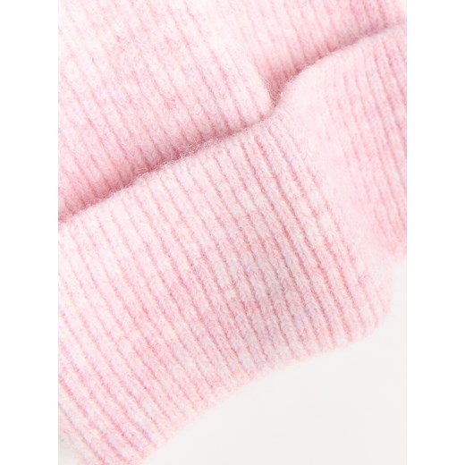 Reserved - Czapka z domieszką wełny - pastelowy róż Reserved 9-13 lat Reserved
