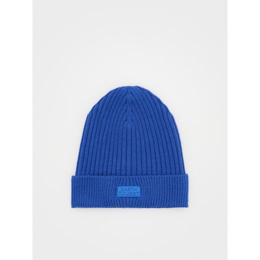 Reserved - Czapka beanie z wiskozą - jasnoniebieski ze sklepu Reserved w kategorii Czapki dziecięce - zdjęcie 175151805