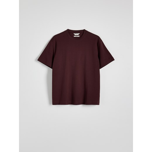 Reserved - T-shirt boxy - mahoniowy Reserved S Reserved