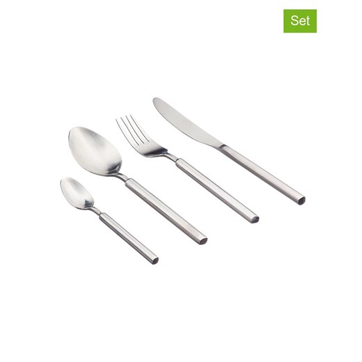 Björn 24-częściowy zestaw sztućców "Viggo" w kolorze srebrnym Björn onesize Limango Polska promocja