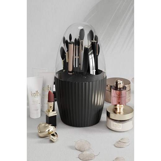 Violeta Home Organizer w kolorze czarnym na przybory do makijażu - wys. 25 x Ø Violeta Home onesize okazyjna cena Limango Polska