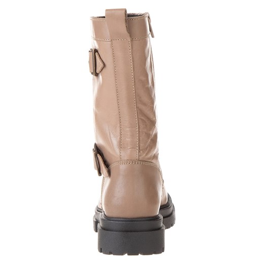 lamino Skórzane botki w kolorze jasnoróżowym Lamino 35 promocyjna cena Limango Polska