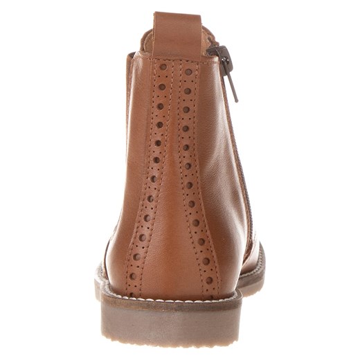 lamino Skórzane sztyblety w kolorze jasnobrązowym Lamino 30 wyprzedaż Limango Polska