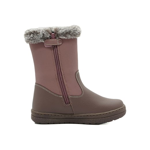 lamino Skórzane botki w kolorze fiołkowym Lamino 28 okazja Limango Polska