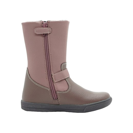 lamino Skórzane botki w kolorze fiołkowym Lamino 35 promocja Limango Polska