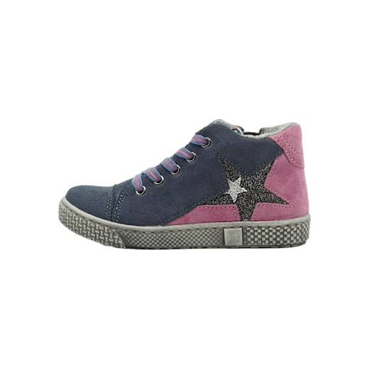 lamino Skórzane sneakersy w kolorze granatowo-różowym Lamino 38 Limango Polska wyprzedaż