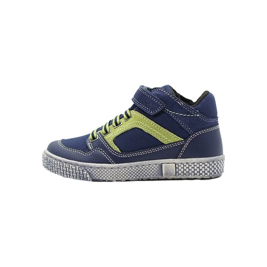 lamino Skórzane sneakersy w kolorze granatowym ze sklepu Limango Polska w kategorii Buty sportowe dziecięce - zdjęcie 175159447