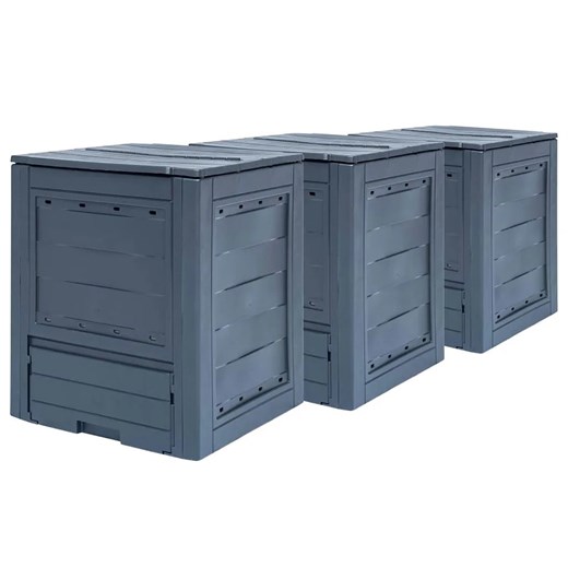 Zestaw 3 kompostowników ogrodowych T9-H96 ze sklepu Edinos.pl w kategorii Ogród i taras - zdjęcie 175163416