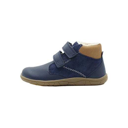 lamino Skórzane buty w kolorze granatowym do chodzenia na boso ze sklepu Limango Polska w kategorii Buty zimowe dziecięce - zdjęcie 175165268