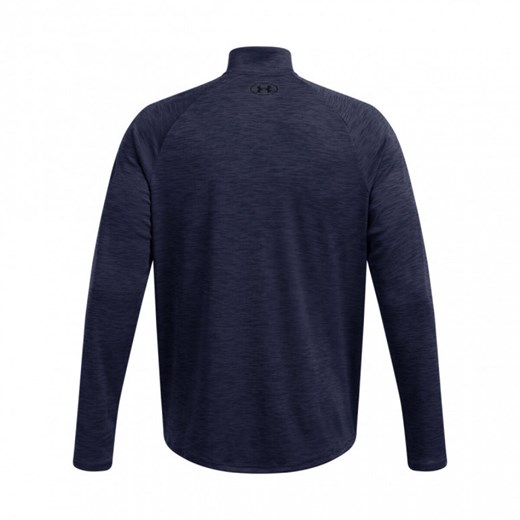 Męski longsleeve treningowy Under Armour UA Tech Textured 1/2 Zip - granatowy Under Armour S Sportstylestory.com