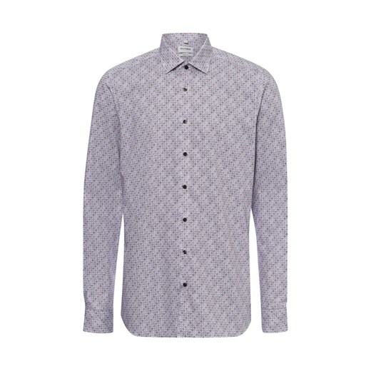 Olymp Level Five Koszula męska Mężczyźni Slim Fit Bawełna wielokolorowy wzorzysty ze sklepu vangraaf w kategorii Koszule męskie - zdjęcie 175166259