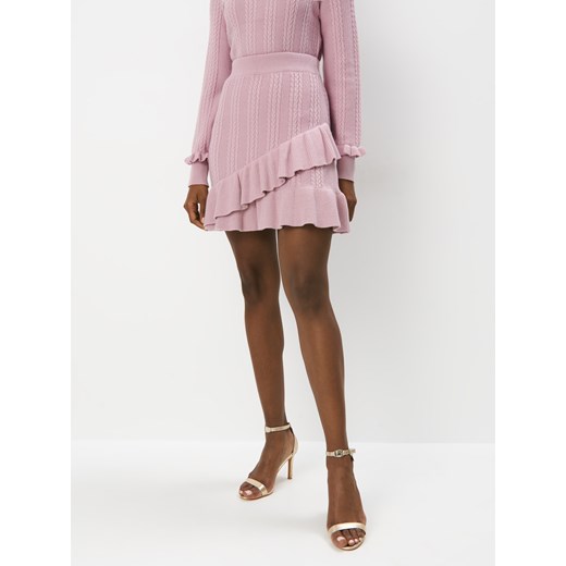 Mohito - Różowa swetrowa spódnica mini - różowy Mohito S Mohito
