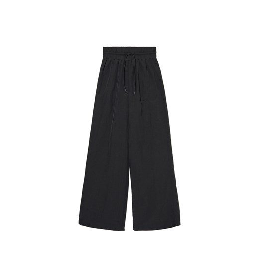 Cropp - Czarne spodnie baggy z wysokim stanem - czarny - id: 675AR-99X - marki Cropp - 175173045 Cropp - Czarne spodnie baggy z wysokim stanem - czarny ze sklepu Cropp w kategorii Spodnie damskie - zdjęcie 175173045