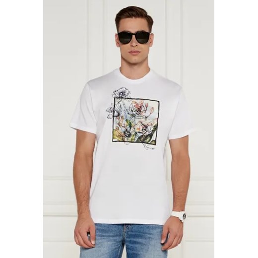GUESS T-shirt FLOWER BOX | Regular Fit ze sklepu Gomez Fashion Store w kategorii T-shirty męskie - zdjęcie 175176439