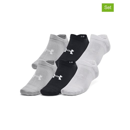 Under Armour Skarpety sportowe (6 par) &quot;Essential No Show&quot; w kolorze czarnym ze sklepu Limango Polska w kategorii Skarpetki męskie - zdjęcie 175181617
