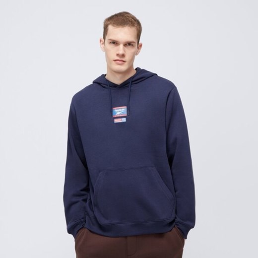 reebok bluza z kapturem ri badge 100205448 ze sklepu 50style.pl w kategorii Bluzy męskie - zdjęcie 175185936