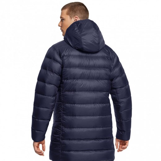 Męska kurtka parka z puchem naturalnym Under Armour Legend Down - granatowa ze sklepu Sportstylestory.com w kategorii Kurtki męskie - zdjęcie 175187126