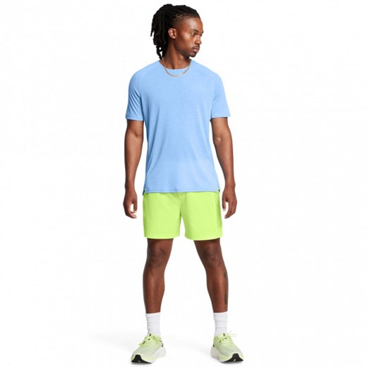 Męskie spodenki do biegania Under Armour UA Trail Run 5\'\' Shorts - zielone ze sklepu Sportstylestory.com w kategorii Spodenki męskie - zdjęcie 175187808