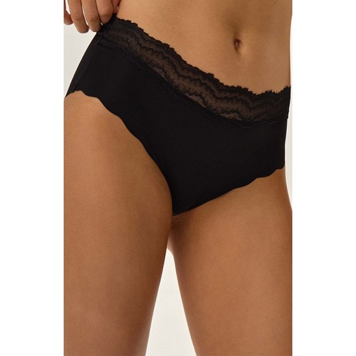 Esotiq 2-pack figi damskie z wysokim stanem Pola 42152-K001, Kolor czarno-beżowy, Rozmiar S, Esotiq ze sklepu Primodo w kategorii Majtki damskie - zdjęcie 175189747