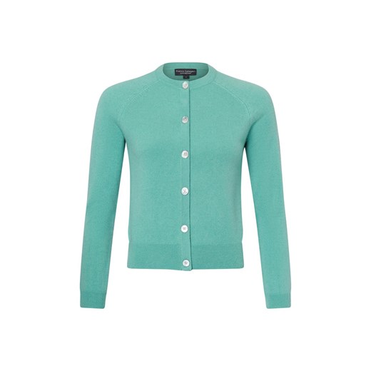 Franco Callegari Kardigan damski Kobiety Kaszmir miętowy jednolity ze sklepu vangraaf w kategorii Swetry damskie - zdjęcie 175190807