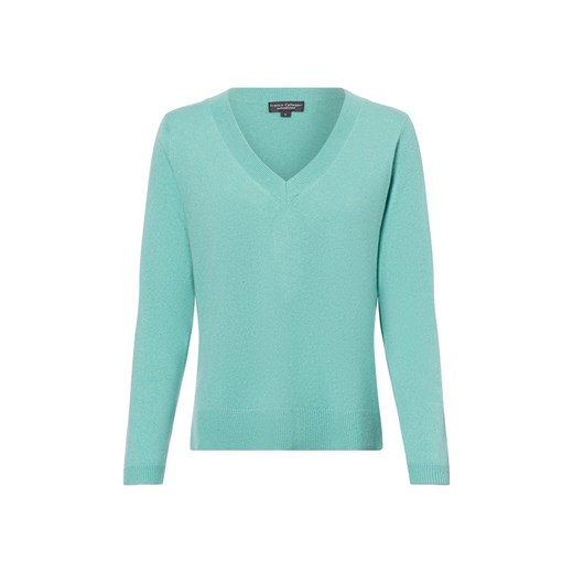 Franco Callegari Sweter damski z dzianiny Kobiety Kaszmir miętowy jednolity Franco Callegari L promocja vangraaf