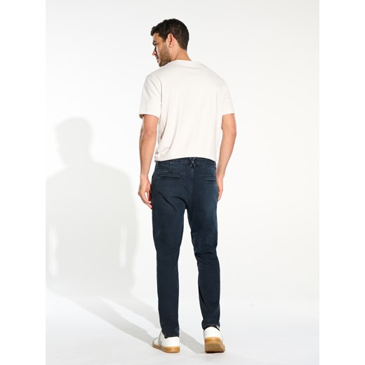 Sinsay - Jeansy chino slim fit - niebieski Sinsay 34/32 Sinsay