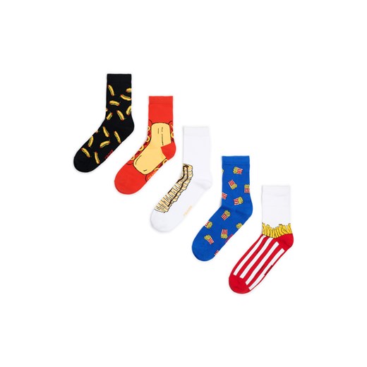 Cropp - 5 pack skarpet - wielobarwny Cropp 39-42 Cropp