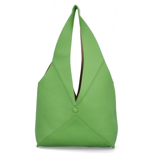 Torebka Shopper Bag z Kosmetyczką firmy Herisson 1901F731 Zielona Herisson One Size okazja PaniTorbalska